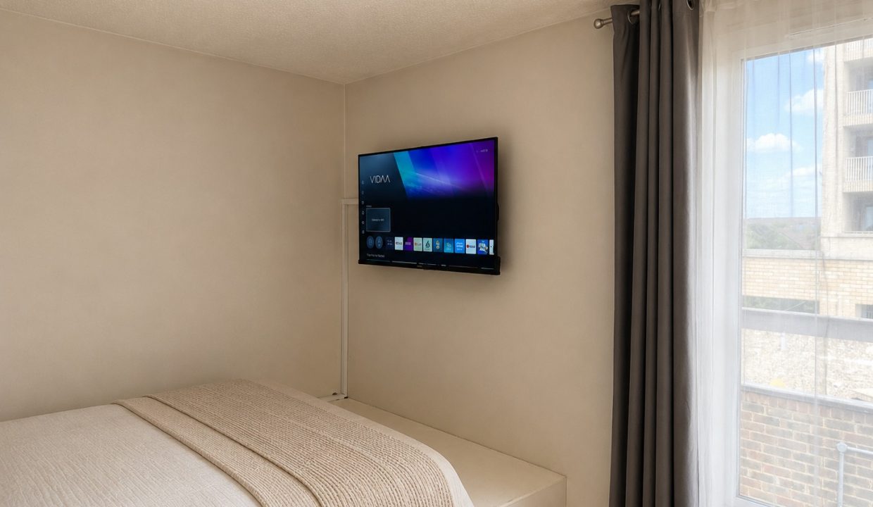 Room 2 - wall mounted TV
